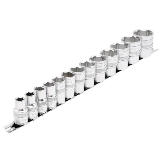 DRAPER 1/2" korte Engelse doppenset 13-delig