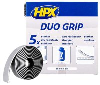 HPX  Duo Grip Ruban à Cliquer Refermable 25mmx2m