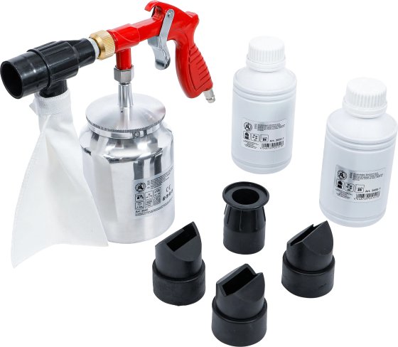 Pistolet de sablage pneumatique BGS Technic avec accessoires