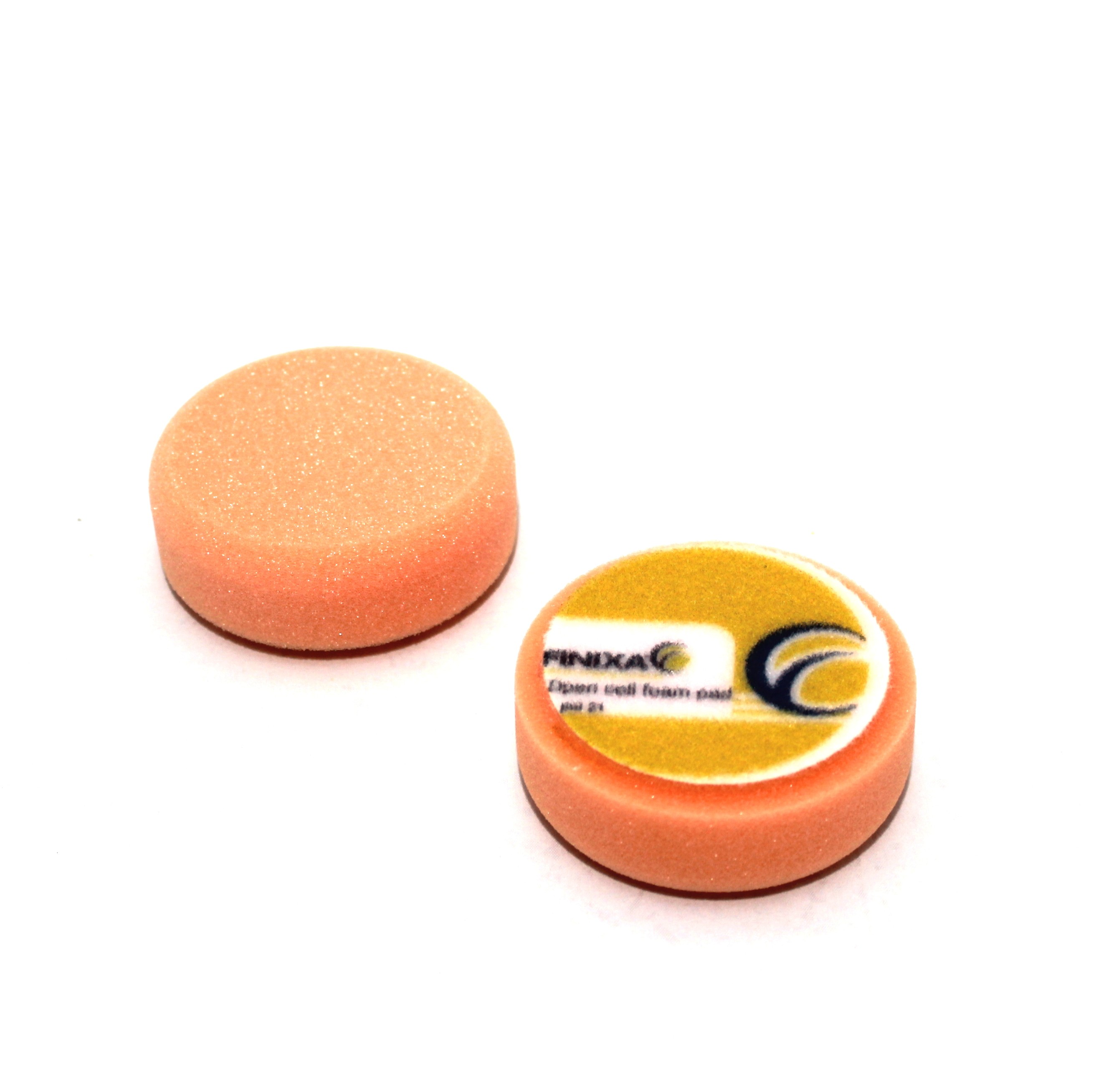 FINIXA Polijstpad Oranje 'open Cel', Ø80mm, 5 Stuks