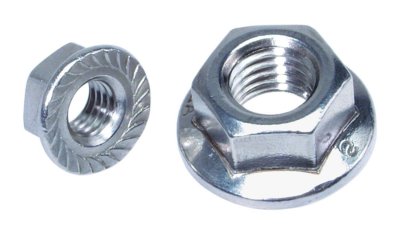 Hexagon Flange Nut With Serration M6 (50pcs)