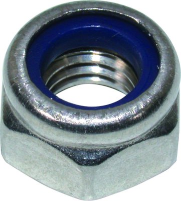 Safety nut Din985 Electrolitic zinc plated M6x1 (50pcs)