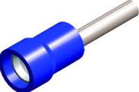 Kabelschoen Man Pin Blauw 1,9mm (5st)