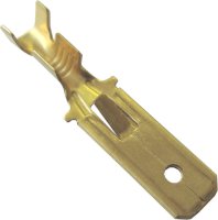 Male Flat Plug Uninsulated Flat 1,0-2,5mm² (5pcs)