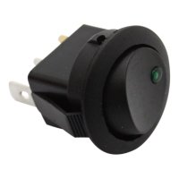 Commutateur Mini Led Ronde Vert (1ère)