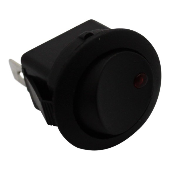 Schakelaar Mini Rond Led Rood (1st)