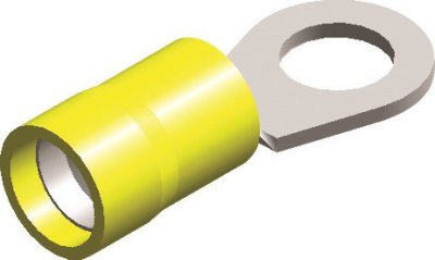 Cable lug eye yellow M8 (25pcs)