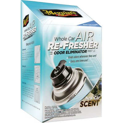 MEGUIARS Whole Car Air Re-fresher New Car Scent, Odor Eliminator, 60ml