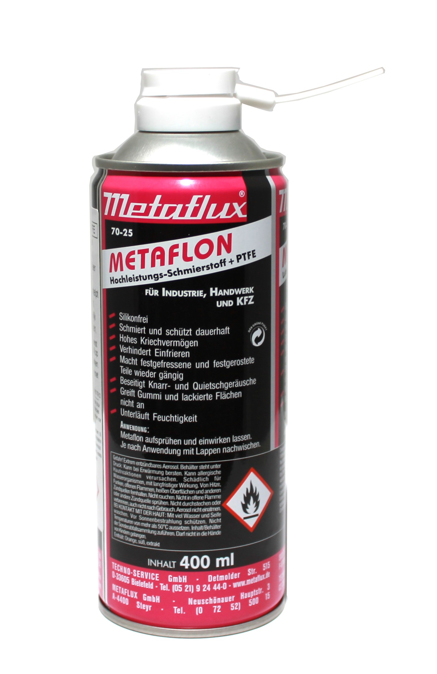 METAFLUX Metaflon Ptfe Spray, 400ml kopen? - Auto olie & additieven
