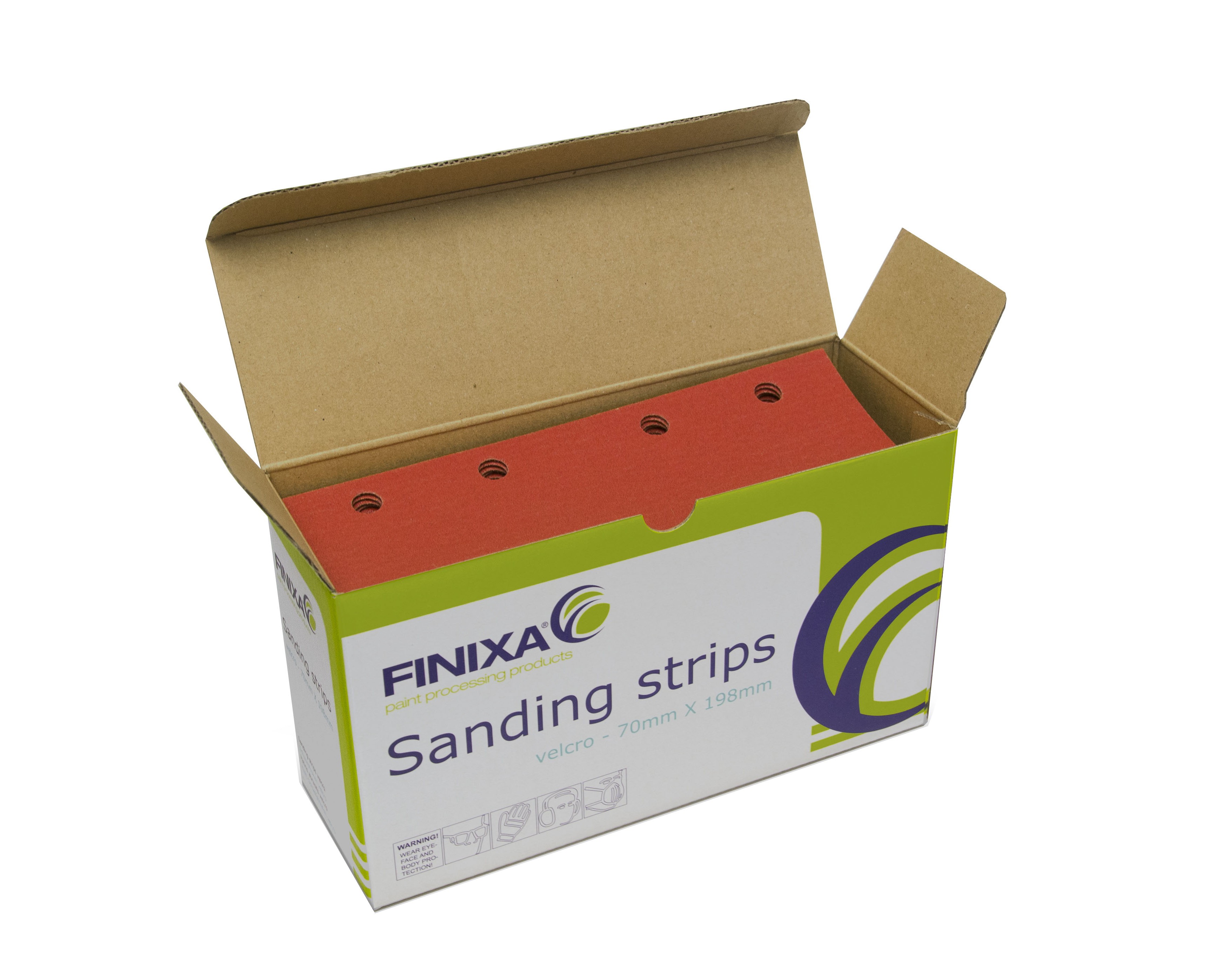 FINIXA Schuurstrook, 72mmx192mm, P400 (100st)