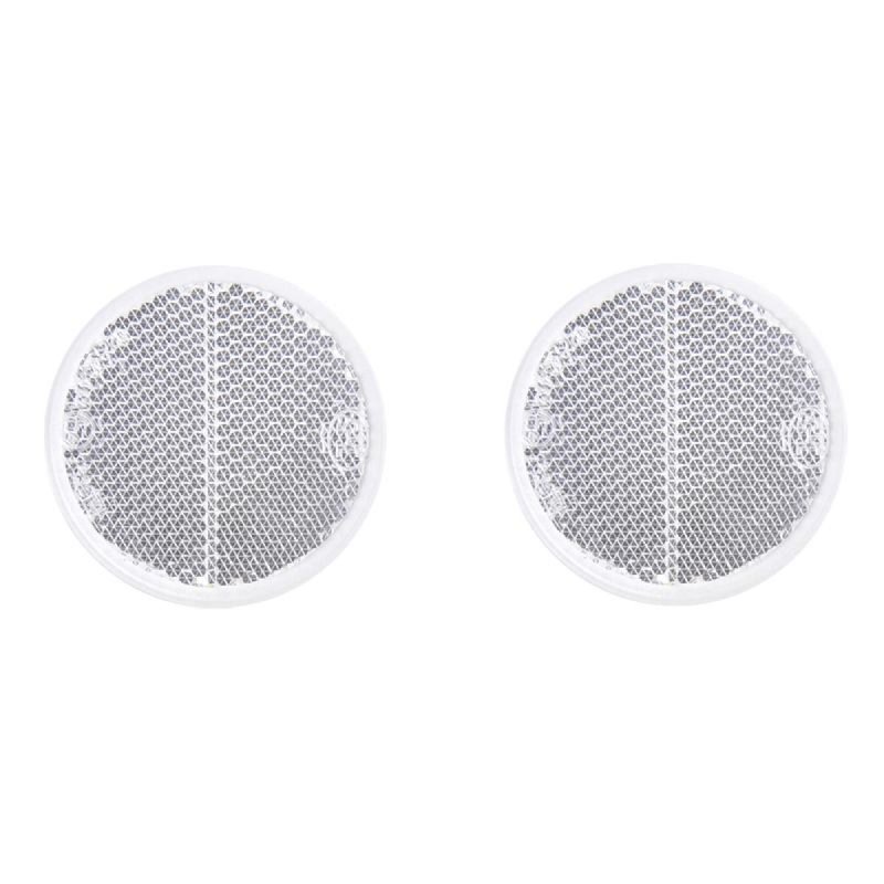 PROPLUS Reflector Wit Zelfklevend, Ø60mm, 2 Stuks