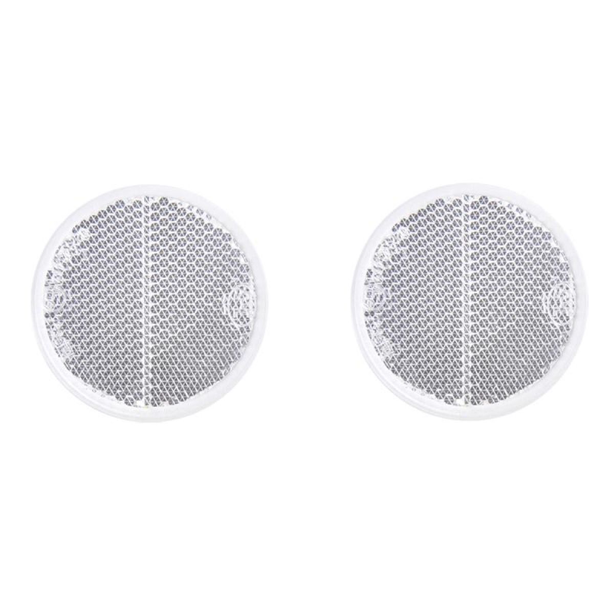 PROPLUS Reflector Wit Zelfklevend, Ø60mm, 2 Stuks