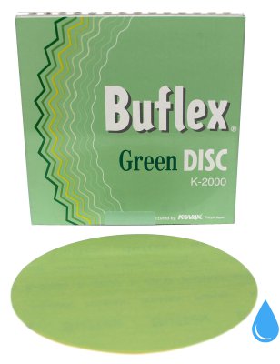 KOVAX Buflex Wet Green Sanding Discs, Ø152mm, P2000 (25pcs)
