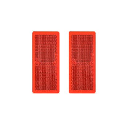 PROPLUS Reflector Red Self-adhesive, 82x36mm, 2 Pieces