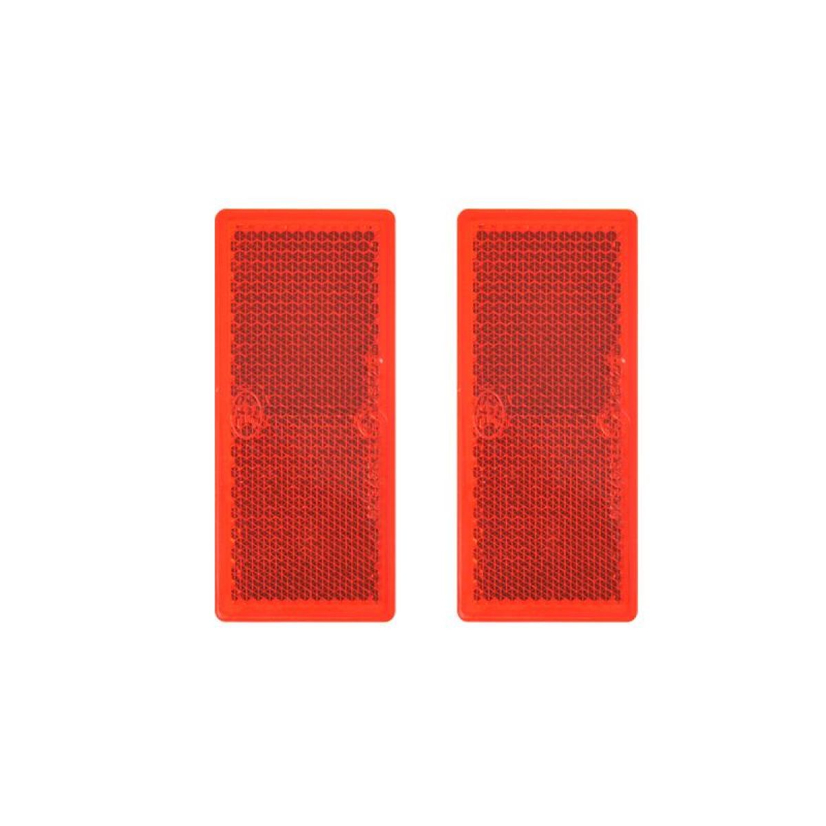 PROPLUS Reflector Rood Zelfklevend, 82x36mm, 2 Stuks