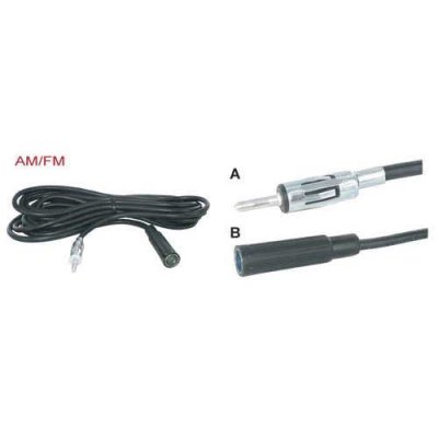 SINATEC Antenna Extension Cable 400cm Din Male -> Din Female