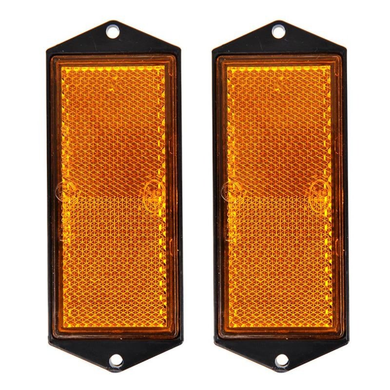 PROPLUS Reflector Oranje Schroefbaar, 104x40mm, 2 Stuks