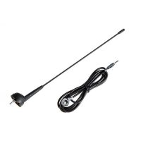 Antenne De Toit Mobile SINATEC Pied Rond Noir + Câble