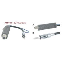 SINATEC Antenne Adapter Am/fm 16v Phantom Iso 50Ω Vrouwelijk -> Din Mannelijk