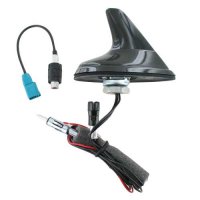 Antenne Shark SINATEC Noir Brillant Avec Connexion Fakra