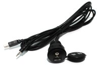 SINATEC Inbouwsocket Usb En Aux + Kabel 180 Cm