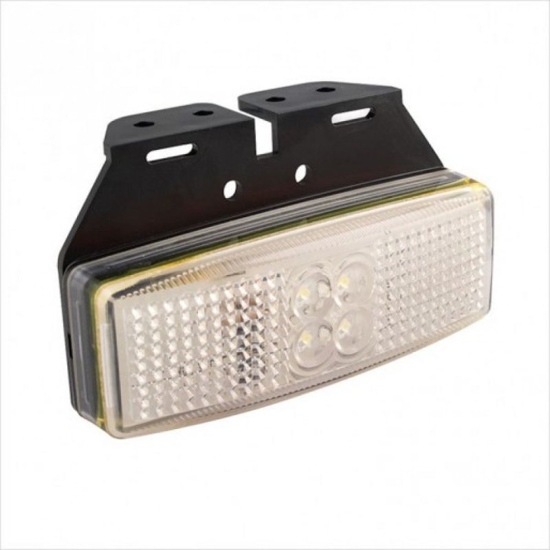 PROPLUS Markeringslamp Led Met Houder, 12/24v Wit 110x40mm 
