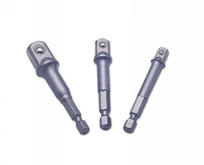LASER Verlengstukset 1/4" (6,3mm) + 1/2" (12,5mm) + 3/8" (10mm)