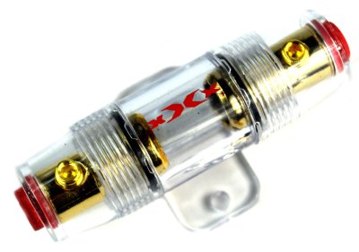 SINATEC Audio Glass Fuse Holder Gold-plated 24kt