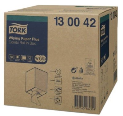 TORK Poetspapier In Doos, 2-laags, 255mx24cm, W