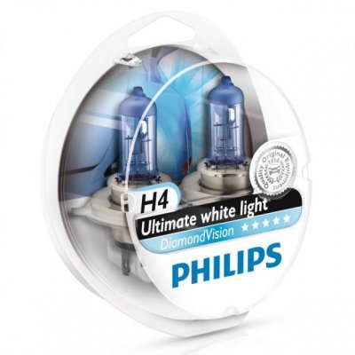 PHILIPS H4 Lampes De Voiture Diamond Vision 12v 60/55w