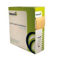 FINIXA Sanding Paper On Roll With Softback, 114mmx25m, P80