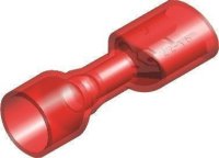 Thermoseal Nylon Cable Terminal Female Red, 6.3mm (5pcs)