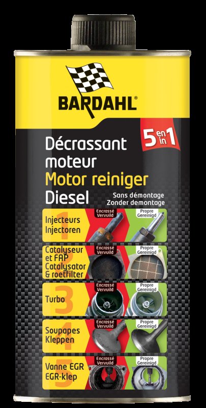 BARDAHL Motor Reiniger Diesel 5in1, 1l