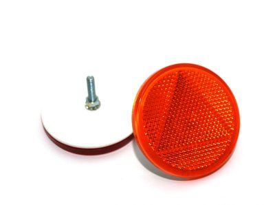 AEB Reflector Oranje Rond 65mm, Vijsbaar, M5