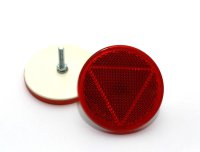 AEB Reflector Red Round 65mm, Screwable, M5