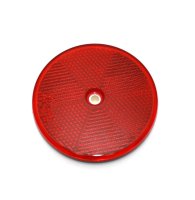 AEB Reflector Red Round 75mm, Screwable, M5