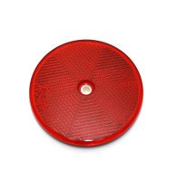 AEB Reflector Rood Rond 75mm, Vijsbaar, M5