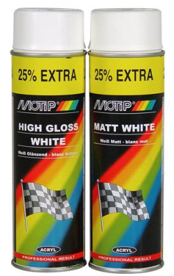 MOTIP PEINTURE BLANC MAT 500ML (1PC)