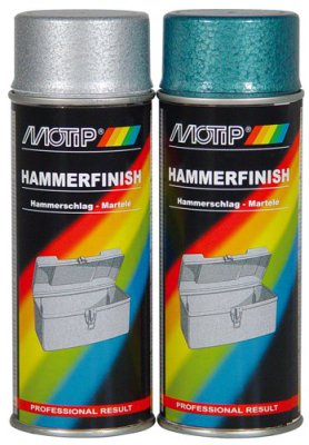 MOTIP HAMMERFINISH LACQUER GOLD 400ML (1PCS)