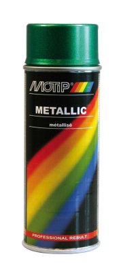 MOTIP METALLIC PAINT GREEN 400ML (1ST)