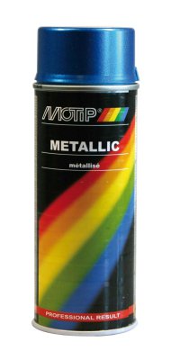 MOTIP PEINTURE MÉTALLISÉE BLEU 400ML (1PC)