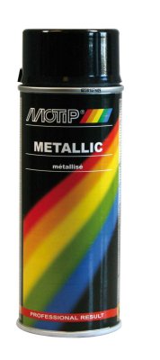 MOTIP METALLIC LAK ZWART 400ML (1ST)