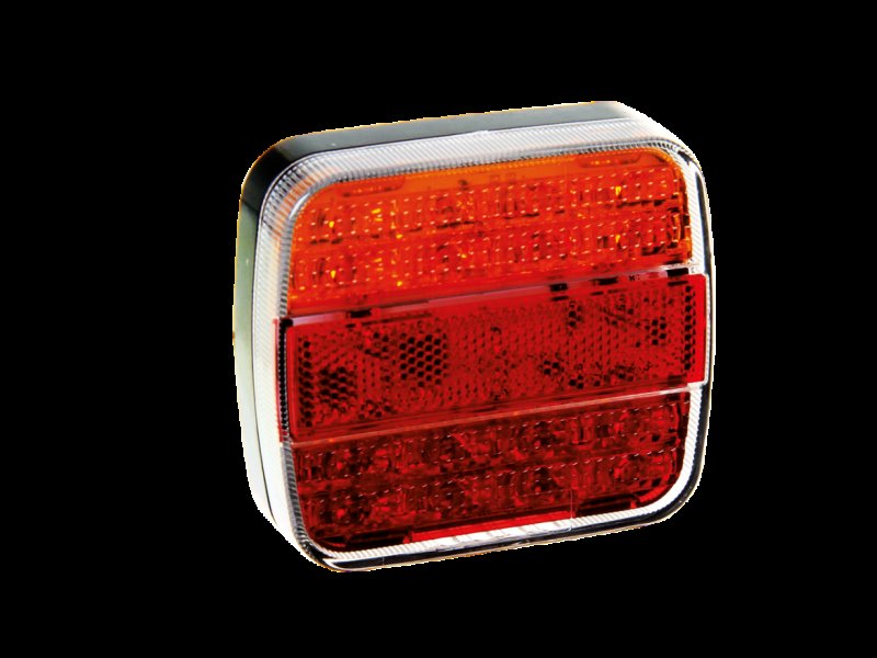 AEB Led Achterlicht, Met Nummerplaatverlichting, 12/24v
