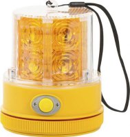 AEB Lampe à éclats Orange, Magnétique Sur Piles