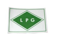 CARACC Lpg Sticker, 100x70mm