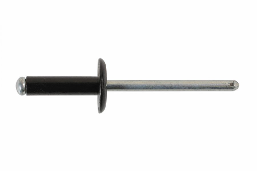 BLIND KLINKNAGEL ZWART GROTE KOP DIAMETER=14 4,8X21MM (100ST)