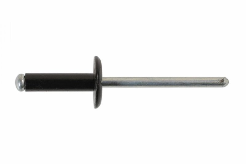 BLIND KLINKNAGEL ZWART GROTE KOP DIAMETER=14 4,8X21MM (100ST)