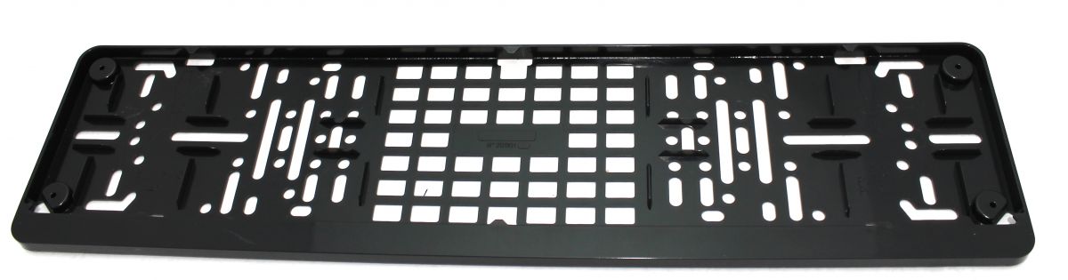 CARACC Nummerplaathouder Voor Auto Met Zwarte Onderrand, Plastic