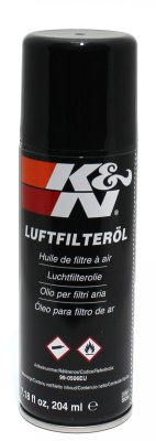 K&N Filtre à Air Spray D'huile 204ml