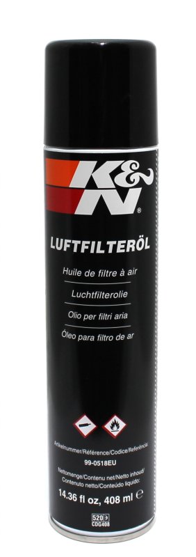K&N Luchtfilter Olie Spuitbus 408ml